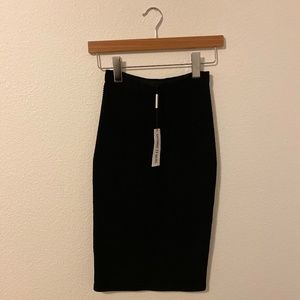 Cushnie et Ochs black stretch tight pencil skirt size s